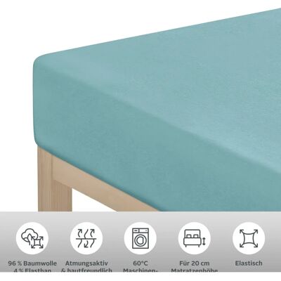 Home Affaire Cremona Spannbettlaken - Baumwolle/Elastan oder Biber - 180x200 cm Home Affaire Cremona Spannbettlaken - Baumwolle/Elastan oder Biber - 180x200 cm