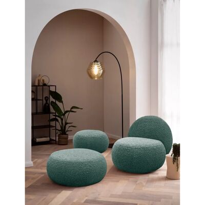 INOSIGN Mithras II Cocktailsessel - Fellimitat oder Bouclé INOSIGN Mithras II Cocktailsessel - Fellimitat oder Bouclé
