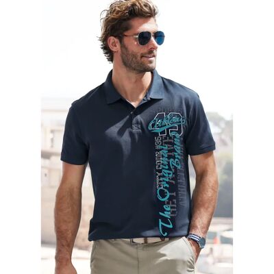 JOHN DEVIN M Navy Casual Poloshirt - Poloshirt JOHN DEVIN M Navy Casual Poloshirt - Poloshirt