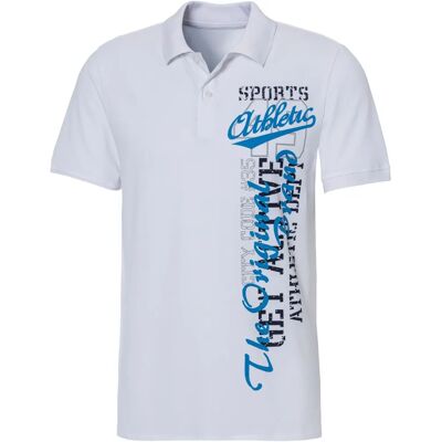 JOHN DEVIN Weiß Baumwoll Poloshirt - Poloshirt JOHN DEVIN Weiß Baumwoll Poloshirt - Poloshirt