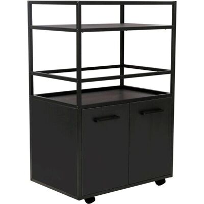 INOSIGN Perth - Schwarz - 2 Regale - 60cm x 94cm x 40cm - Barschrank INOSIGN Perth - Schwarz - 2 Regale - 60cm x 94cm x 40cm - Barschrank