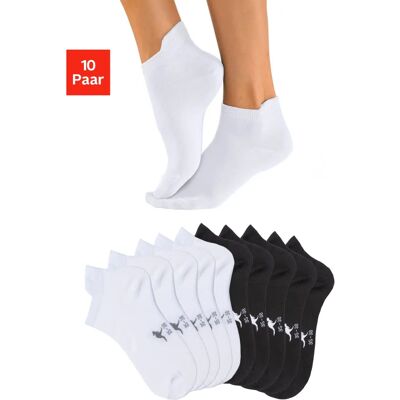 KANGAROOS Damen Weiße Sneaker Socken - 10 Paar KANGAROOS Damen Weiße Sneaker Socken - 10 Paar