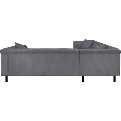 INOSIGN AGNIA L-Form Sofa - Grau Cordstoff - Handgefertigt - Max. 720kg INOSIGN AGNIA L-Form Sofa - Grau Cordstoff - Handgefertigt - Max. 720kg