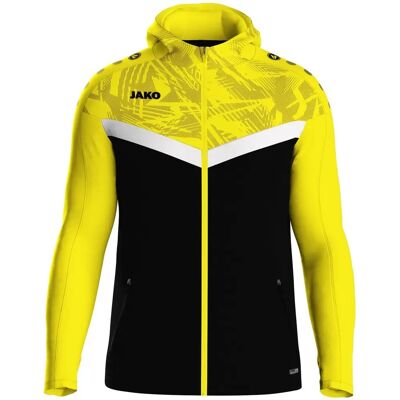 Veste à capuche Iconic pour enfants - Noir/Jaune - 128 Veste à capuche Iconic pour enfants - Noir/Jaune - 128