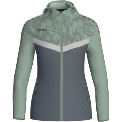 JAKO Damen Kapuzensweat Iconic - Grau - Sweatshirt - Sportswear JAKO Damen Kapuzensweat Iconic - Grau - Sweatshirt - Sportswear