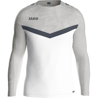 JAKO Model 8824k-016 - Unisex Sweatshirt - Wit/Zacht Grijs/Antrac Light - 140 JAKO Model 8824k-016 - Unisex Sweatshirt - Wit/Zacht Grijs/Antrac Light - 140