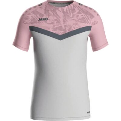 JAKO Gyerek Póló Iconic - unisex - világosszürke/dusky pink/anthracite - 128 - Póló JAKO Gyerek Póló Iconic - unisex - világosszürke/dusky pink/anthracite - 128 - Póló