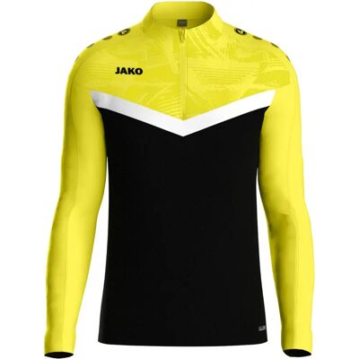 JAKO Kinder Ziptop Iconic - unisex - zwart/geel - 128 - Trui JAKO Kinder Ziptop Iconic - unisex - zwart/geel - 128 - Trui