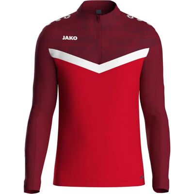 JAKO Herren Ziptop Iconic Pullover - rot - S JAKO Herren Ziptop Iconic Pullover - rot - S