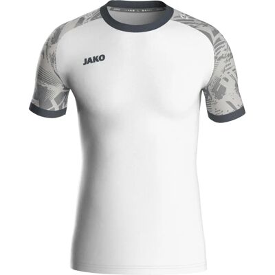 JAKO Maillot Enfant Iconic Unisexe - Blanc/Rose - 116 JAKO Maillot Enfant Iconic Unisexe - Blanc/Rose - 116