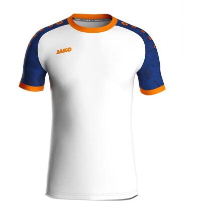 JAKO Kinder Iconic KA Maillot de Sport - blanc/royal/neonorange - 164 JAKO Kinder Iconic KA Maillot de Sport - blanc/royal/neonorange - 164