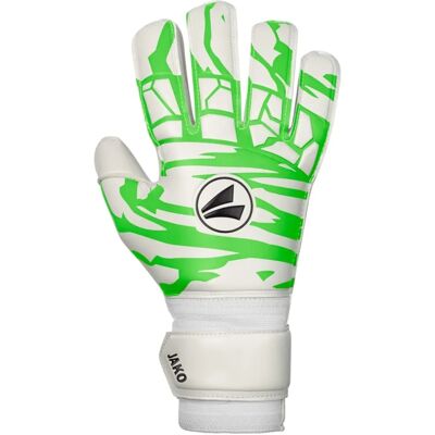 JAKO Herren Animal Basic RC Handschuhe - Weiß/Neongrün - Sport JAKO Herren Animal Basic RC Handschuhe - Weiß/Neongrün - Sport