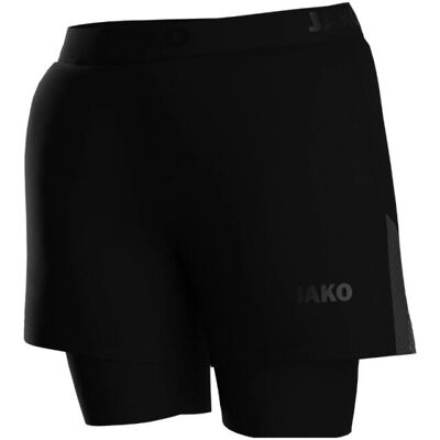 JAKO Damer Power 2-i-1 Shorts - Sort - Tight JAKO Damer Power 2-i-1 Shorts - Sort - Tight