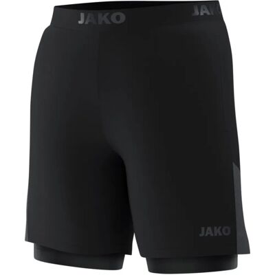 JAKO Damer Tights 2-i-1 Short Power - sort - størrelse 42 - Tights JAKO Damer Tights 2-i-1 Short Power - sort - størrelse 42 - Tights