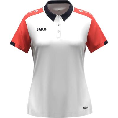 Jako Polo Dynamische Damenmaten 6370d-026 Wit Extra Large Female - Hemd Jako Polo Dynamische Damenmaten 6370d-026 Wit Extra Large Female - Hemd