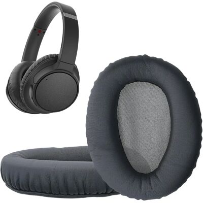 kwmobile - Sony WH-CH700N - 2x almofadas de ouvido em couro sintético kwmobile - Sony WH-CH700N - 2x almofadas de ouvido em couro sintético