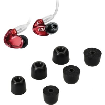 Kwmobile - 6x Tips - Compatibilidade Shure Aonic Kwmobile - 6x Tips - Compatibilidade Shure Aonic