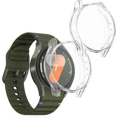 Kwmobile - Galaxy Watch 7 40mm - 2x Protection - Cadre - Étui montre - Publicité Kwmobile - Galaxy Watch 7 40mm - 2x Protection - Cadre - Étui montre - Publicité