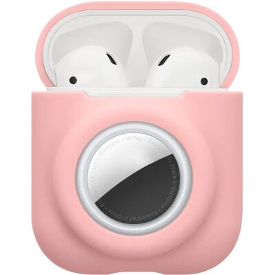 Kwmobile - AirPods 1 & 2 - Proteção anti-choque - Slot AirTag - Case Kwmobile - AirPods 1 & 2 - Proteção anti-choque - Slot AirTag - Case