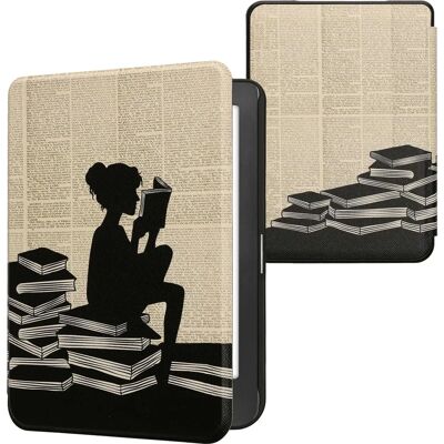 Kwmobile - Kobo Clara Hd - Rabat - Leather Effect - Case Kwmobile - Kobo Clara Hd - Rabat - Leather Effect - Case