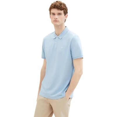 TOM TAILOR Chemise Polo Homme Basique Manches Courtes Design Contrasté - Polo TOM TAILOR Chemise Polo Homme Basique Manches Courtes Design Contrasté - Polo