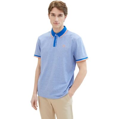 Tom Tailor Regular Fit Poloshirt - Contrast Stripes - Polo Shirt Tom Tailor Regular Fit Poloshirt - Contrast Stripes - Polo Shirt