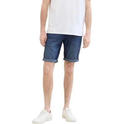 TOM TAILOR JOSH blå herrjeansshorts - Casual 5-Pocket TOM TAILOR JOSH blå herrjeansshorts - Casual 5-Pocket