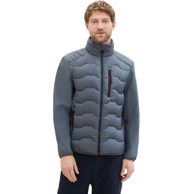 TOM TAILOR Heren hybride jas met opstaande kraag - Jas TOM TAILOR Heren hybride jas met opstaande kraag - Jas