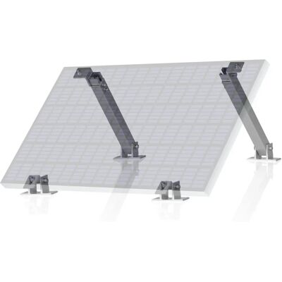Zelsius - Support de panneau solaire ajustable - Kit en aluminium - Publicité Zelsius - Support de panneau solaire ajustable - Kit en aluminium - Publicité