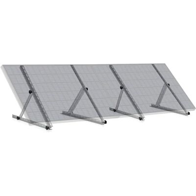 Support de Fixation Solaire en Aluminium Zelsius - Réglable 0-90° - Pour Panneaux PV - Publicité Support de Fixation Solaire en Aluminium Zelsius - Réglable 0-90° - Pour Panneaux PV - Publicité