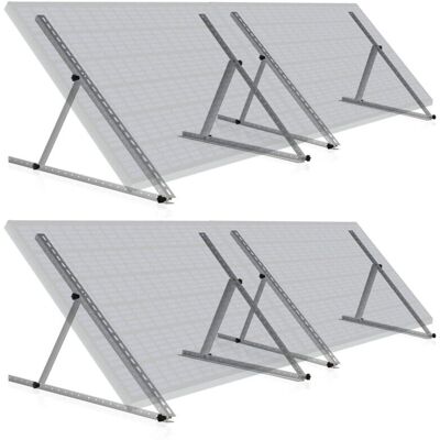 Zelsius Soporte de Montaje para Paneles Solares de Aluminio - Ajustable 0-90° Zelsius Soporte de Montaje para Paneles Solares de Aluminio - Ajustable 0-90°