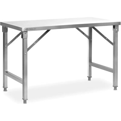 Mahlzeit Edelstahl-Arbeitstisch 120x60x80cm - Arbeitstisch Mahlzeit Edelstahl-Arbeitstisch 120x60x80cm - Arbeitstisch