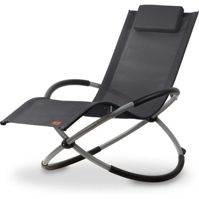 Campfeuer Transat Pliable avec Coussin Amovible - Fauteuil de Jardin - Publicité Campfeuer Transat Pliable avec Coussin Amovible - Fauteuil de Jardin - Publicité