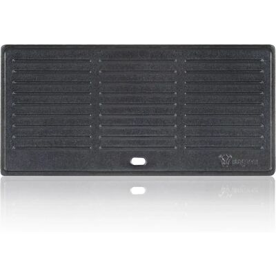 BBQ-TORO - 42,5 x 20,5 cm Gusseisen - Wendbar - Grillplatte BBQ-TORO - 42,5 x 20,5 cm Gusseisen - Wendbar - Grillplatte
