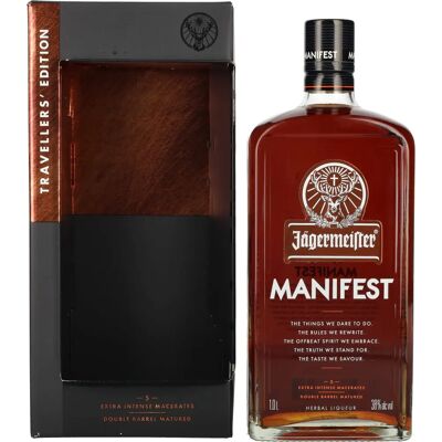 Jägermeister Manifest - Liqueur aux Herbes - 38% - 1L - Publicité Jägermeister Manifest - Liqueur aux Herbes - 38% - 1L - Publicité