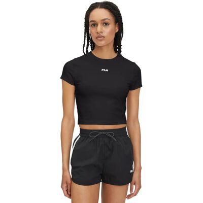 FILA Toppi Latina Cropped Tee - Svart - Dame T-skjorte FILA Toppi Latina Cropped Tee - Svart - Dame T-skjorte