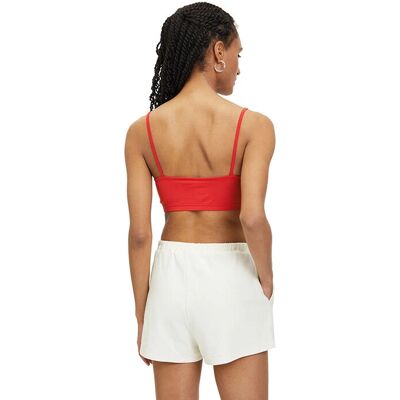 Fila Linfen Bílý Crop-Top - Sportovní oblečení Fila Linfen Bílý Crop-Top - Sportovní oblečení
