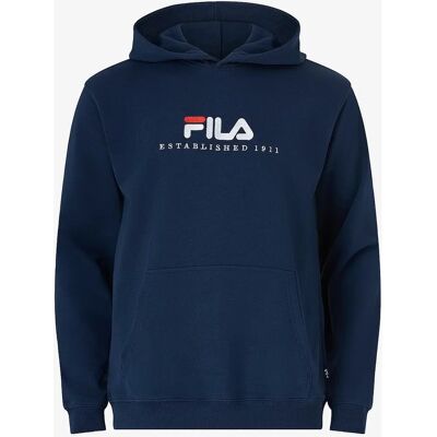 FILA Brixworth Hoodie - Blå - Bomuldsblanding - Hættetrøje FILA Brixworth Hoodie - Blå - Bomuldsblanding - Hættetrøje