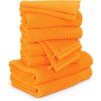 MÖVE New Classic Orangen Handtuch-Set, 10 Stück MÖVE New Classic Orangen Handtuch-Set, 10 Stück