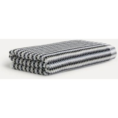 MÖVE - Bliss - Silber-Schwarz - 67 x 140 cm - Badetuch MÖVE - Bliss - Silber-Schwarz - 67 x 140 cm - Badetuch