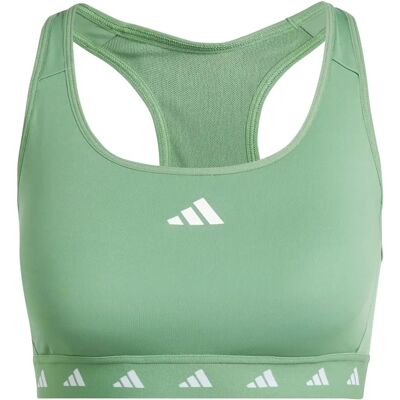 adidas Powerreact Training Medium-Support Techfit Bh - Groen - Sport-BH adidas Powerreact Training Medium-Support Techfit Bh - Groen - Sport-BH