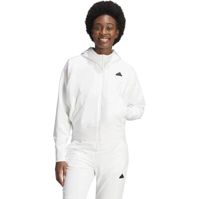 adidas Z.N.E. Woven Full-Zip Hoodie - Damen - Weiß adidas Z.N.E. Woven Full-Zip Hoodie - Damen - Weiß