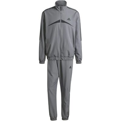 Återvunnen grå träningsdress adidas - Sportswear M WVN NO HD TS - Träning Återvunnen grå träningsdress adidas - Sportswear M WVN NO HD TS - Träning