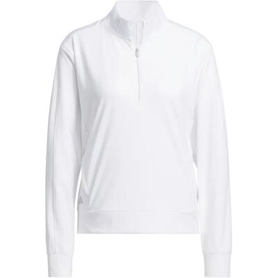 adidas Ultimate365 Half-Zip Layering Top - Blanc - Vêtement de superposition - Publicité adidas Ultimate365 Half-Zip Layering Top - Blanc - Vêtement de superposition - Publicité