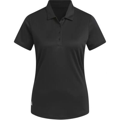 adidas Damen Schwarzes Solid Performance Poloshirt - Poloshirt adidas Damen Schwarzes Solid Performance Poloshirt - Poloshirt