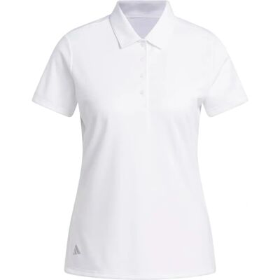 adidas Damen Weißes Polo-Shirt - Kurzarm - Performance adidas Damen Weißes Polo-Shirt - Kurzarm - Performance