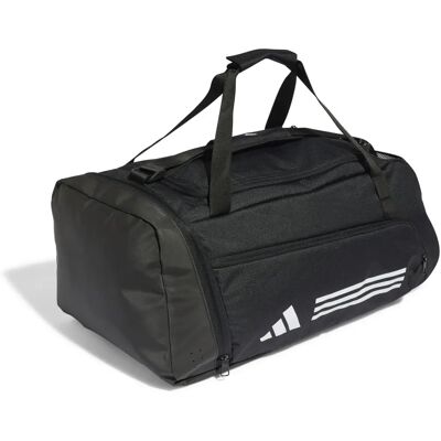 Adidas Essentials 3-Stripes Duffel Bag - negru/alb 51.5L Adidas Essentials 3-Stripes Duffel Bag - negru/alb 51.5L