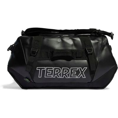 Adidas Terrex Rain.Rdy Expedition Duffelbag S 50L - (IN8327) noir/noir/blanc - Publicité Adidas Terrex Rain.Rdy Expedition Duffelbag S 50L - (IN8327) noir/noir/blanc - Publicité