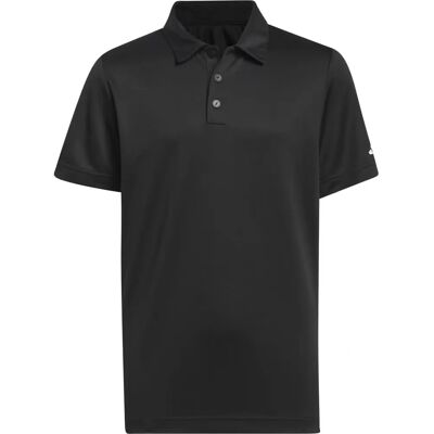 adidas Kinder Performance Kurzarm Poloshirt - Schwarz adidas Kinder Performance Kurzarm Poloshirt - Schwarz