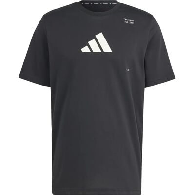 Adidas M TR CAT G T Fekete Póló - T-Shirt Adidas M TR CAT G T Fekete Póló - T-Shirt